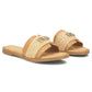 Women's beige beach flip-flops Filippo DK7899