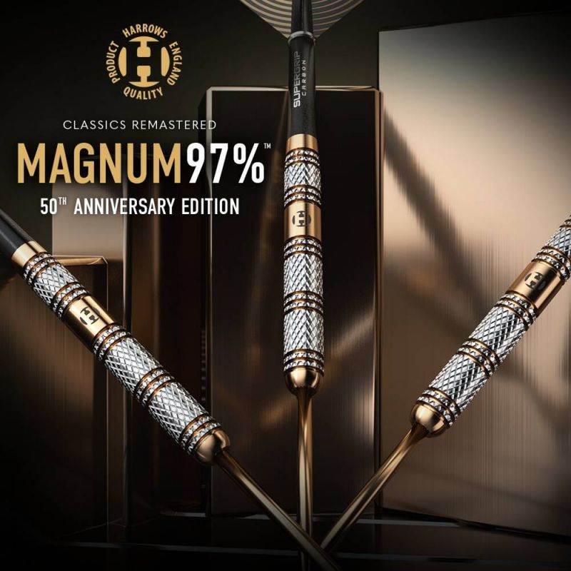 Harrows MAGNUM 97% 50th ANNIVERSARY EDITION softip darts In preparation Your Sports Performance