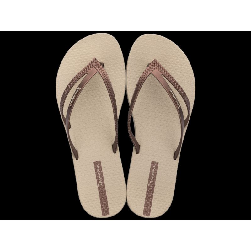 Ipanema Bossa Fem women's summer beach flip-flops beige (82067-21975) In preparation Your Sports Performance