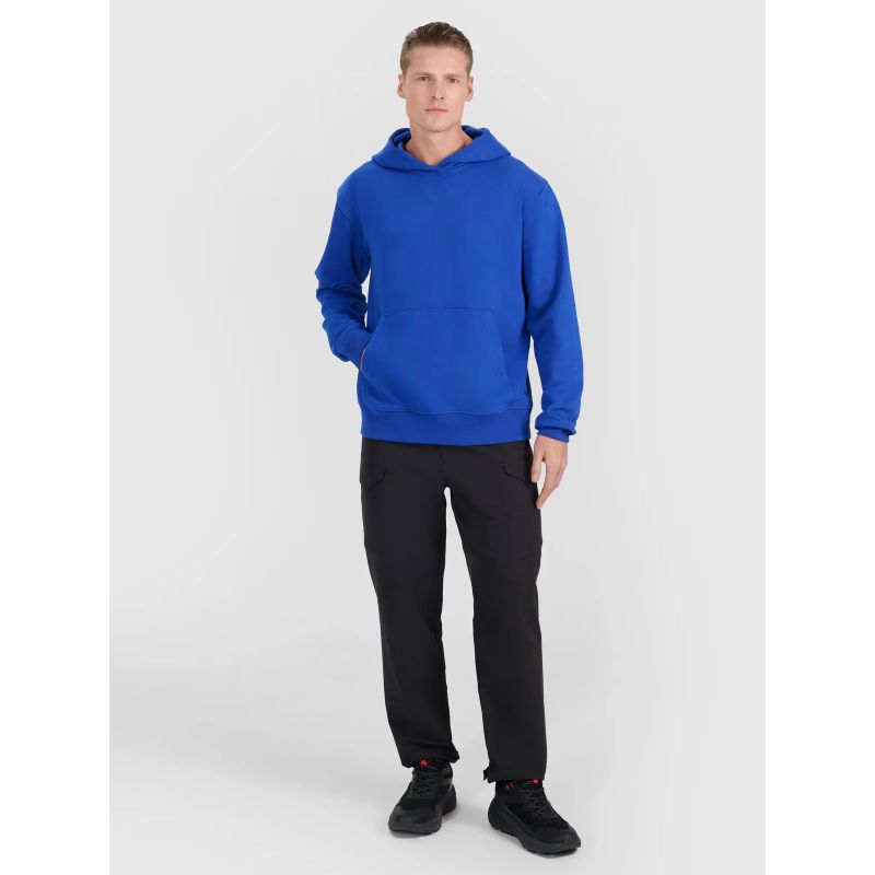 Men's sweatshirt with hood, open, 4F 4FWSS25TSWSM1749-36S *Kategoria tymczasowa Your Sports Performance