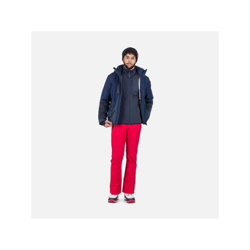 Rossignol Diretta Fleece Fz Navy Blue Sweatshirt Rossignol