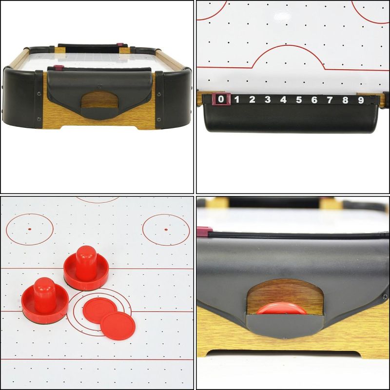 AIR HOCKEY GAME FOR TABLE 51x31x10CM WOODEN ENERO Accessories Your Sports Performance