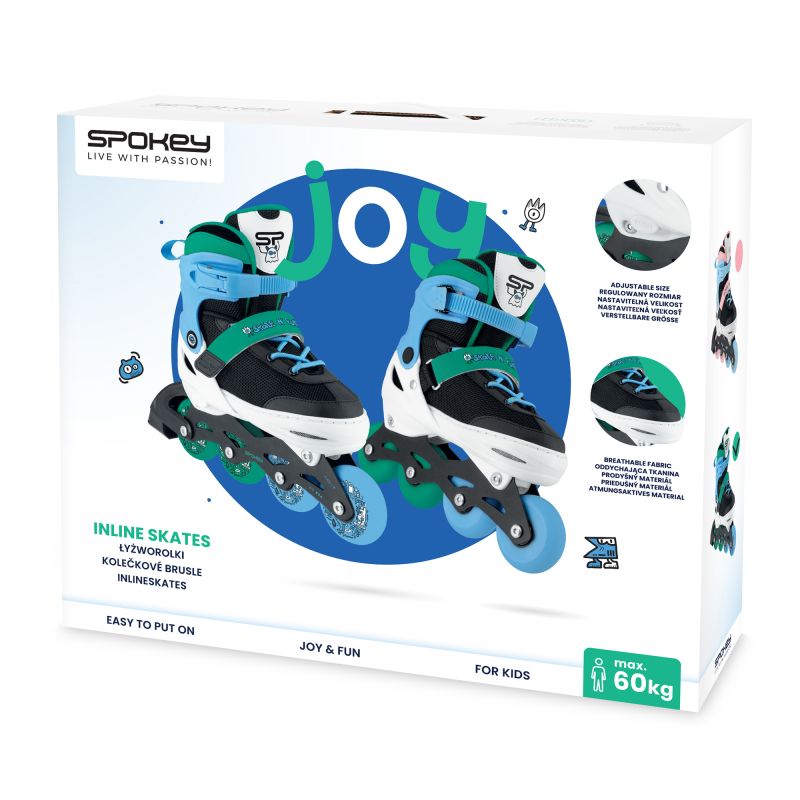 Spokey Joy Jr SPK-942275 inline skates, sizes 27-30 Accessories/Skating/Rolki (pozostałe) Your Sports Performance
