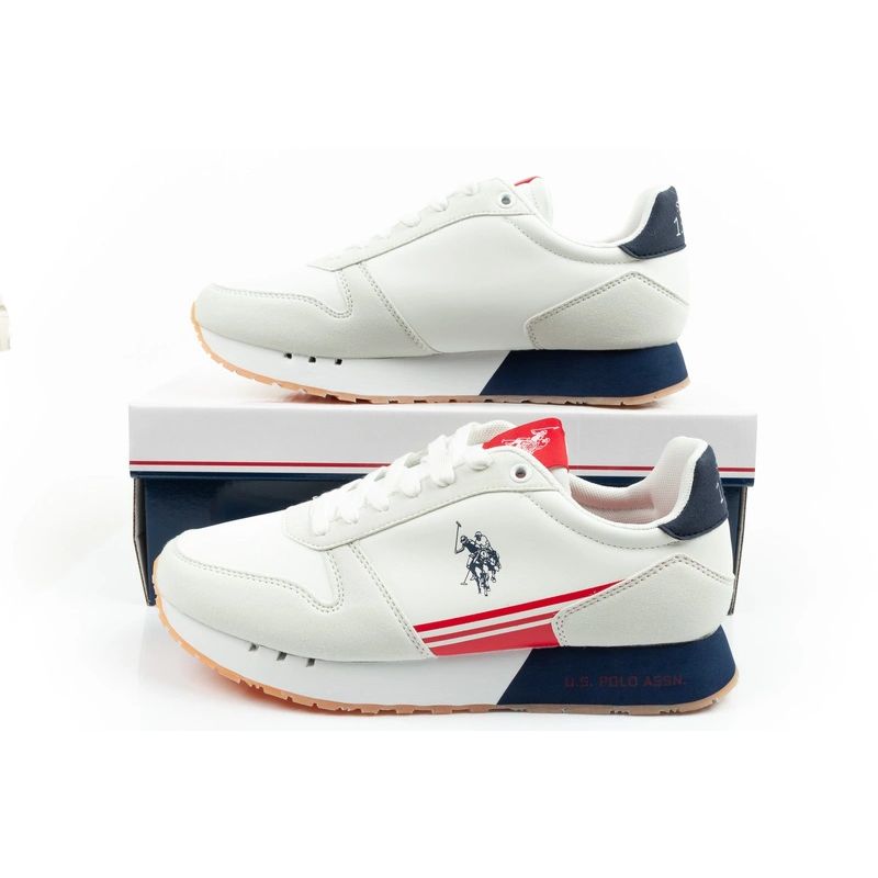 US Polo Assn sports shoes sneakers men's fashionable comfortable white Your Sports Performance