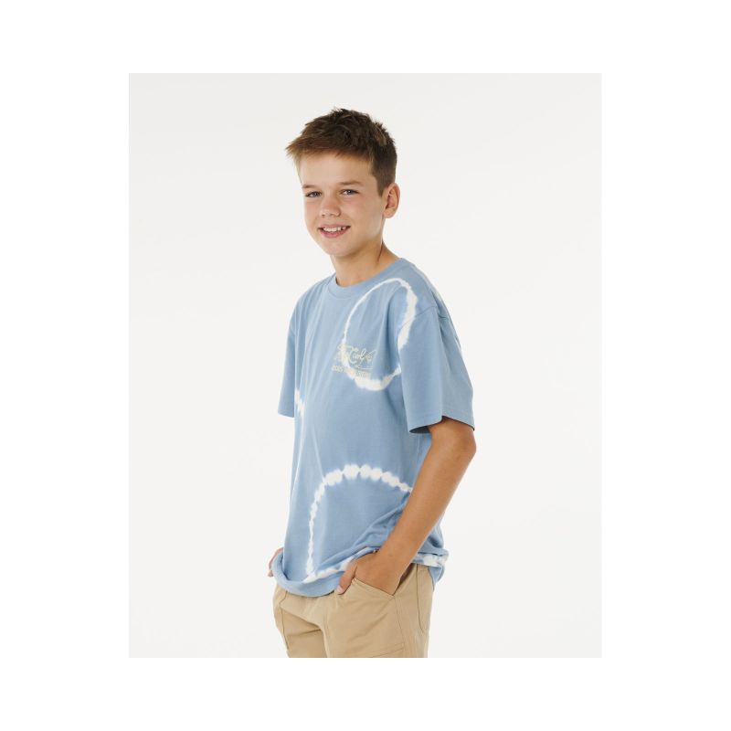 RIP CURL Pacific Rinse Fin Tee-Boy Blue