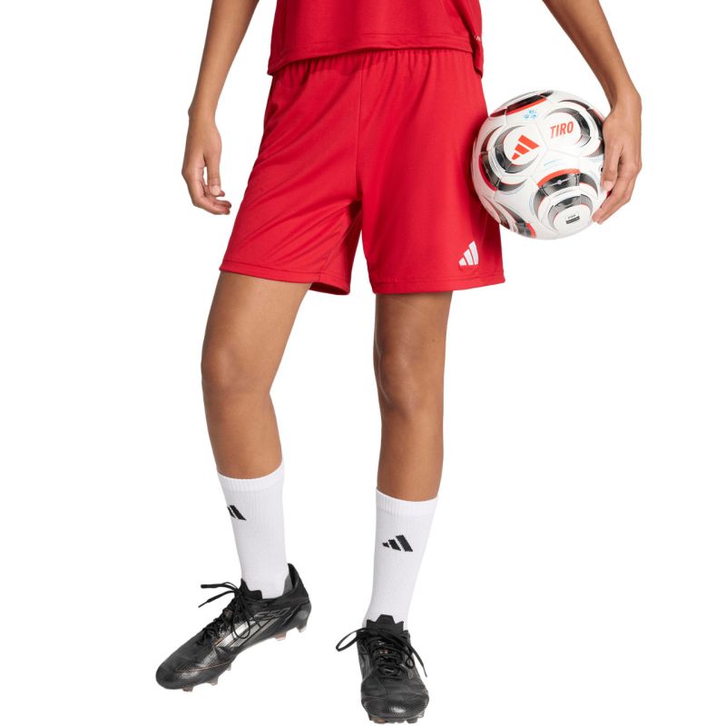 adidas Entrada 26 women's shorts red JZ2536