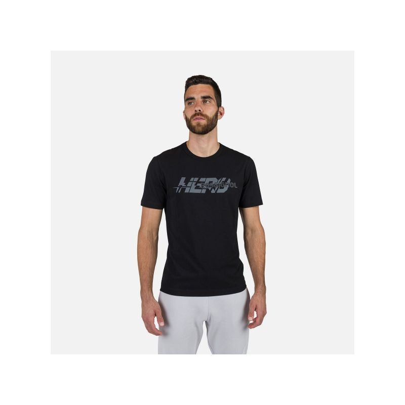 Rossignol New Hero Graphic Tee Black Import z PMSport Your Sports Performance