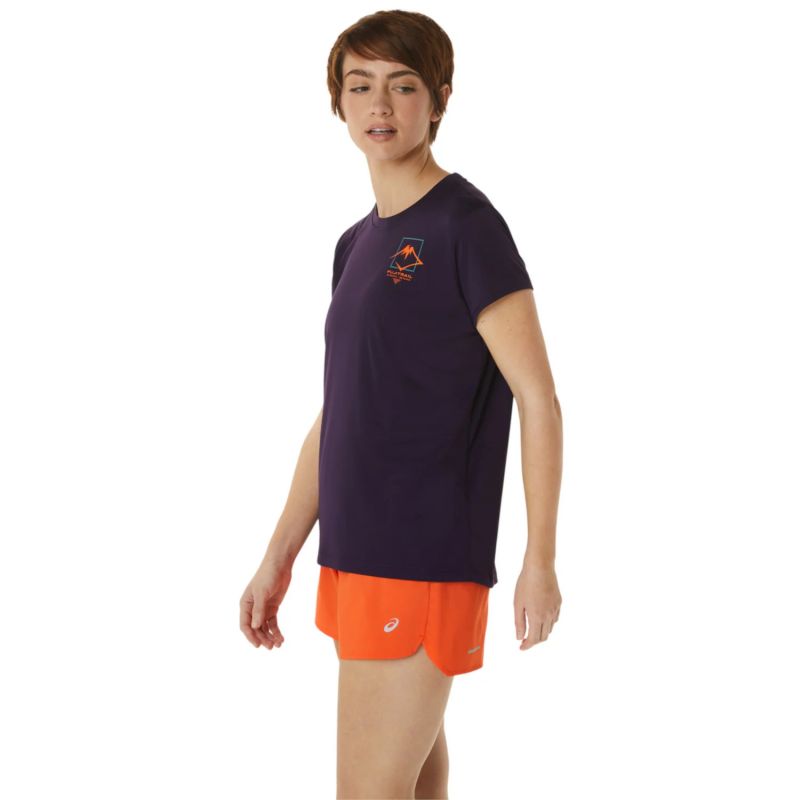 Asics Fujitrail Logo SS Top Tee W 2012C395-500 Clothing/Training Asics