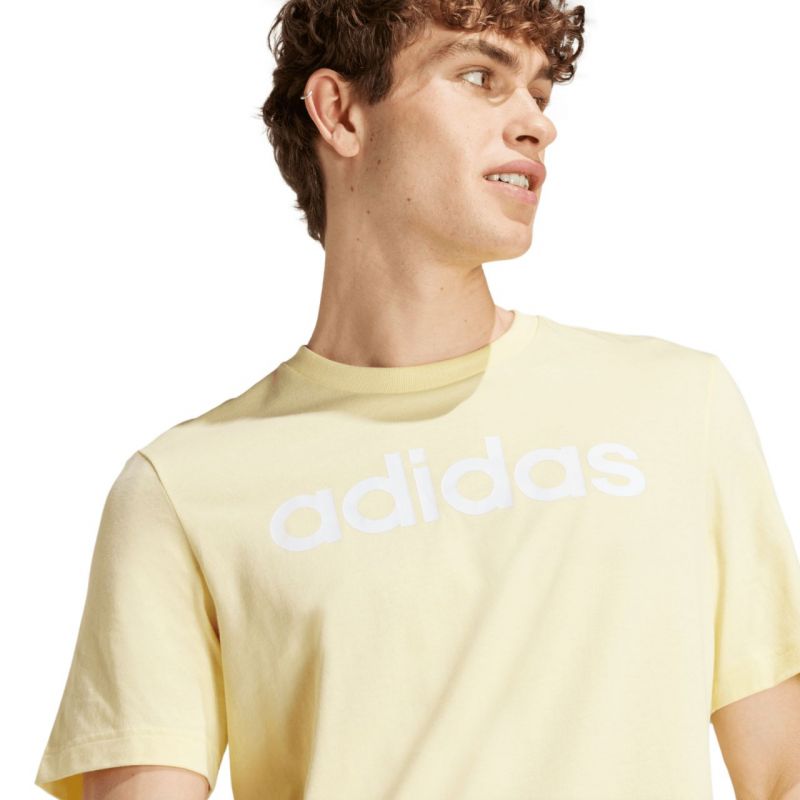 adidas Essentials Single Jersey Linear Embroidered M IZ4769 Clothing/Lifestyle/T-shirts Adidas