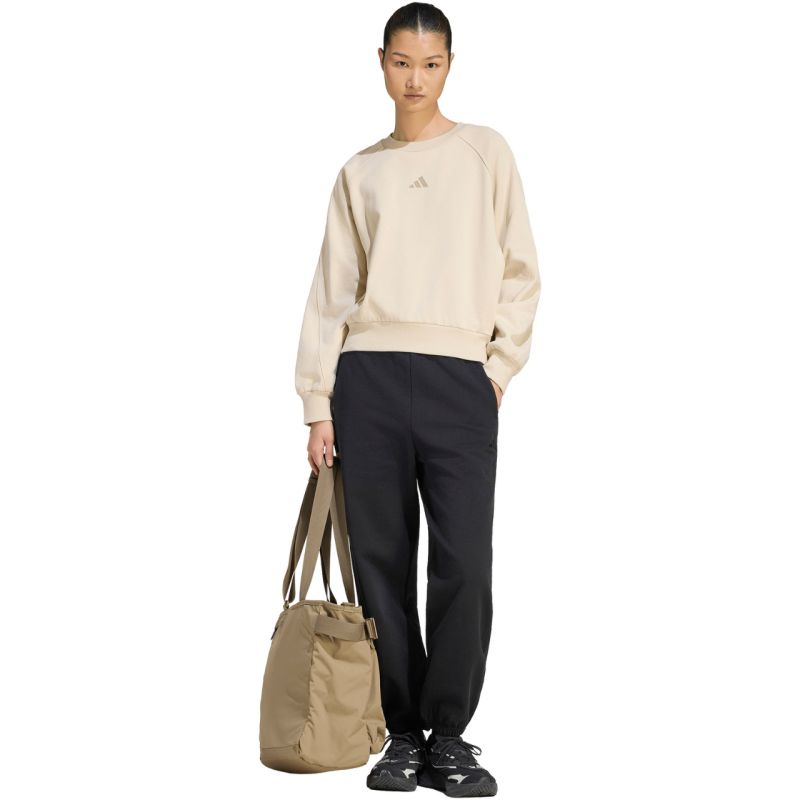 Women's adidas Kit Small Logo sweatshirt beige KV9823
