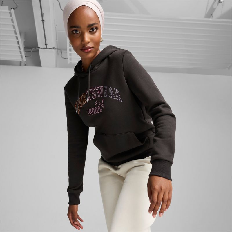 Puma Ess+ Logo LAB Hoodie FL W 682987 01 Clothing/Lifestyle Puma