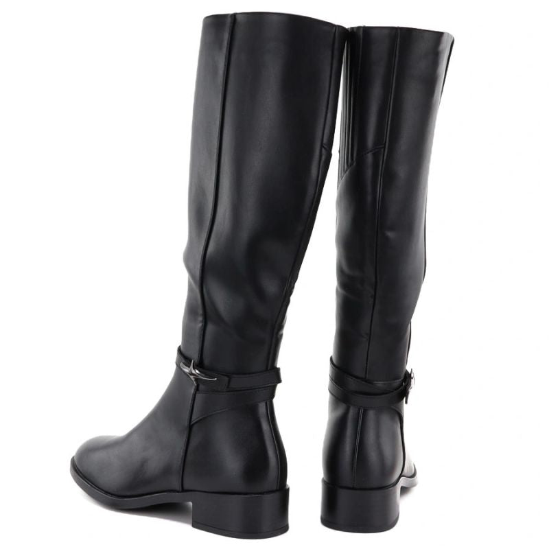 Women’s Black Officer Boots Potocki SZ12862