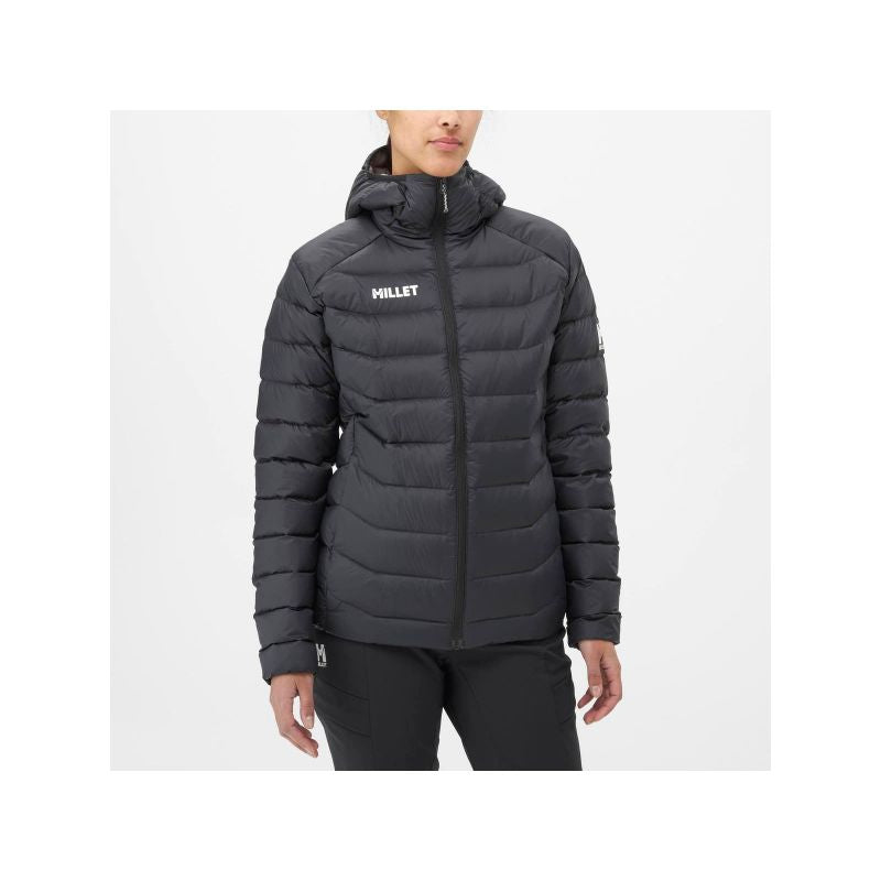 MILLET W Kamet Down Hoodie Jacket Black Import z PMSport Your Sports Performance