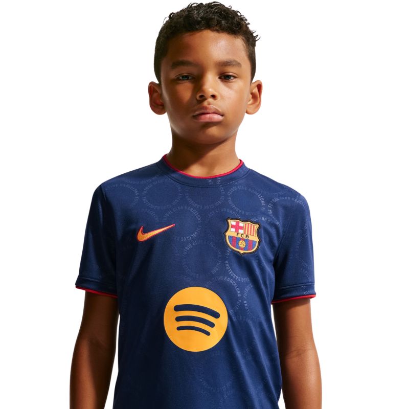 Nike FC Barcelona Third Kids' T-shirt Navy Blue II6713 498