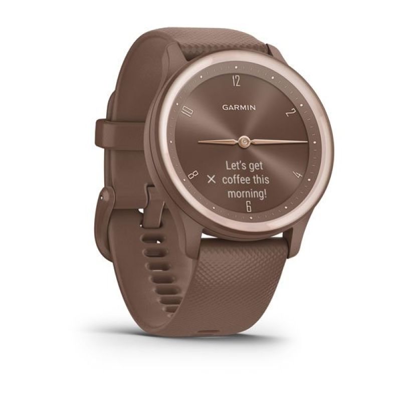 Garmin Vivomove Sport 40mm Cocoa Peach Gold watch Akcesoria sportowe i turystyczne/Zegarki sportowe Your Sports Performance
