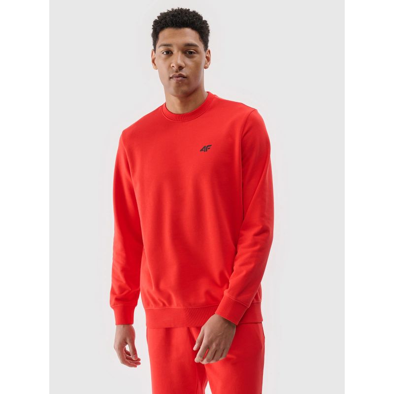 Men's sweatshirt without zipper and hood 4F 4FWMM00TSWSM1767-62S *Kategoria tymczasowa Your Sports Performance