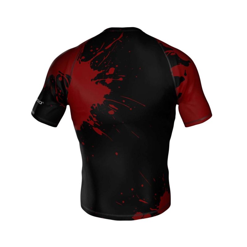 The "Blood" compression Rashguard is made of DBX MORE DRY M material. ODZIEŻ - Koszulki treningowe Your Sports Performance