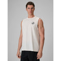 Men's relaxed sleeveless T-shirt with print 4F 4FRSS26TSLEM365-11S 4f
