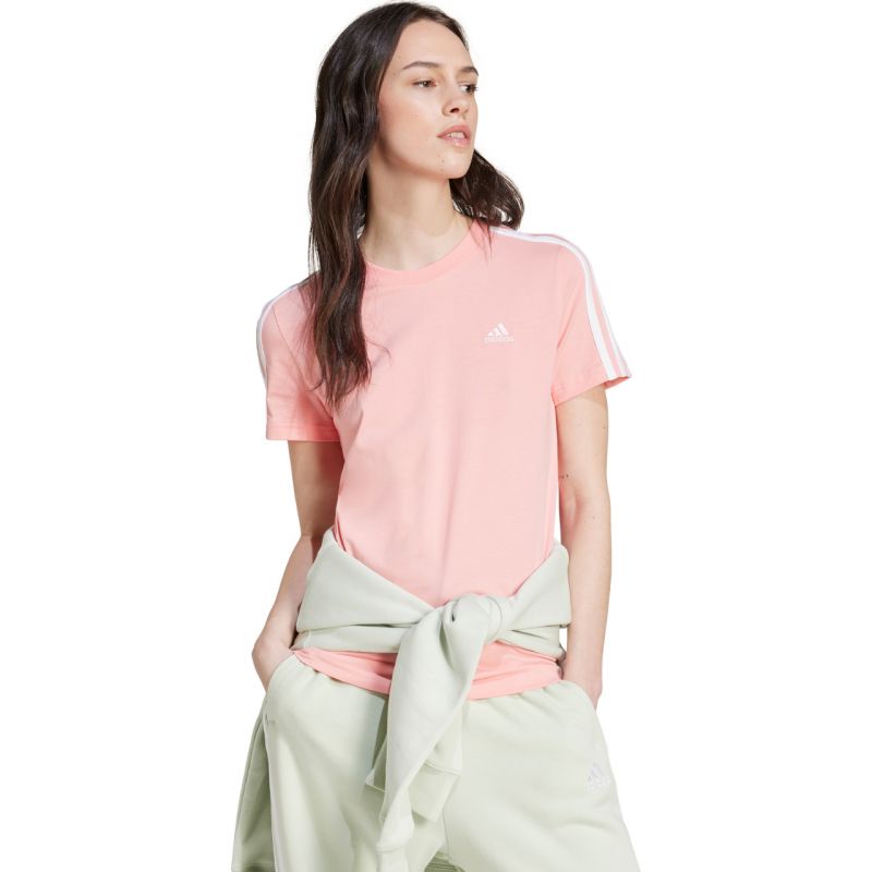 adidas Essentials Slim 3-Stripes Tee W IY4200 Clothing/Lifestyle/T-shirts Adidas