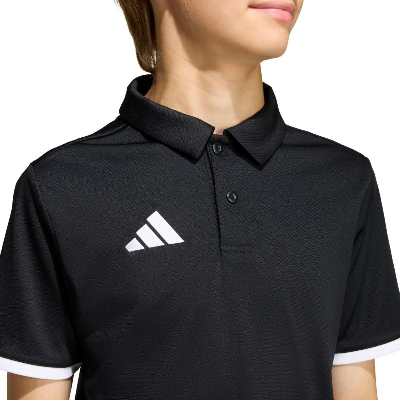 adidas Entrada 26 Polo Kids T-Shirt Black JZ6629