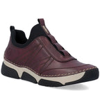 Comfortable Women’s Slip-On Shoes in Burgundy Rieker 45975-35