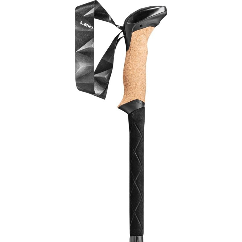 LEKI Black Series FX Carbon Trekking Pole Unisex Foldable Akcesoria sportowe i turystyczne/Kije do Nordic Walking i trekkingu Your Sports Performance
