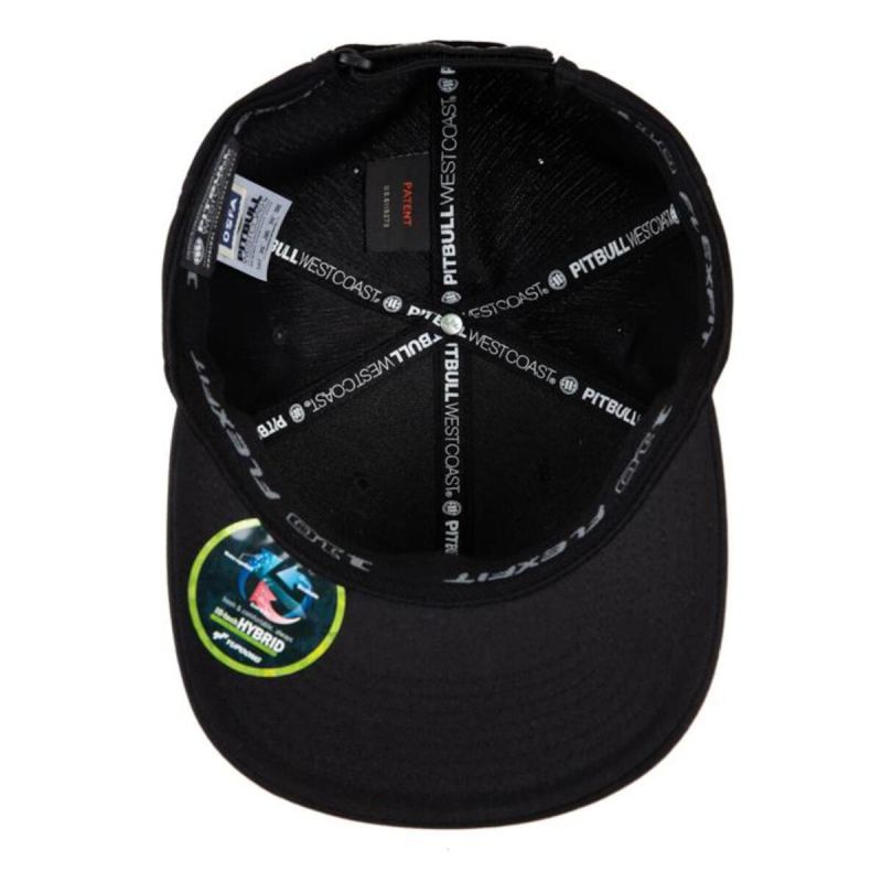 Pit Bull West Coast Seascape Baseball Cap Black - 629007900000 Odzież/Czapki/Czapki z daszkiem Your Sports Performance