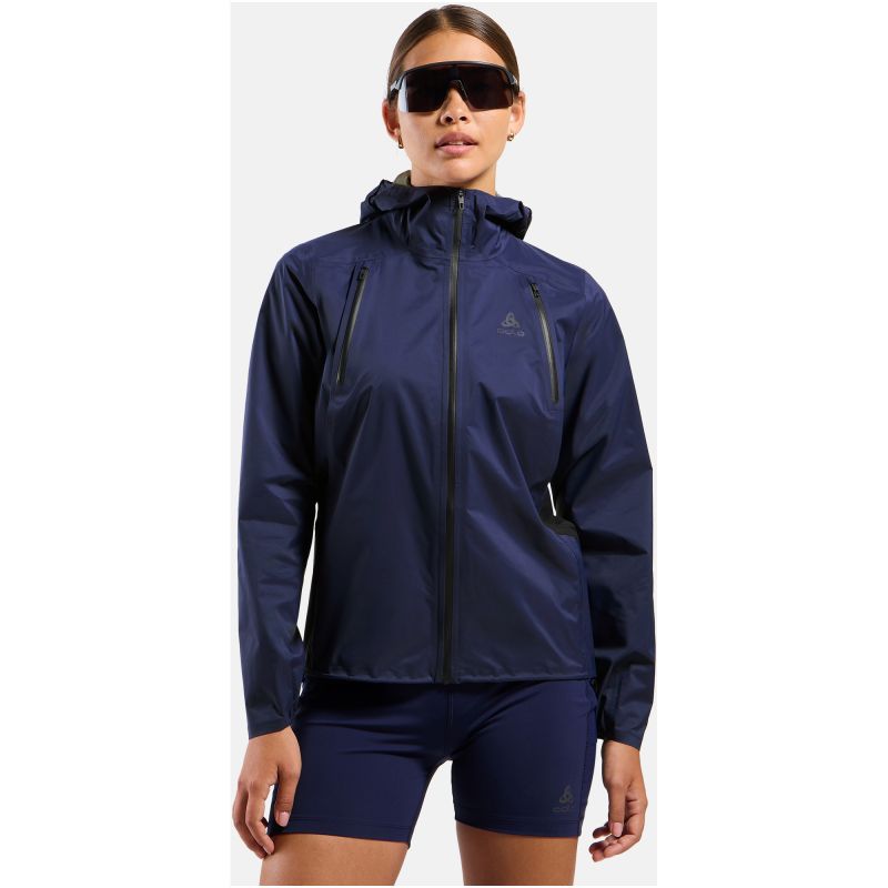 Odlo X-ALP WATERPROOF PRO Jacket Women's Rain Jacket, Navy Blue