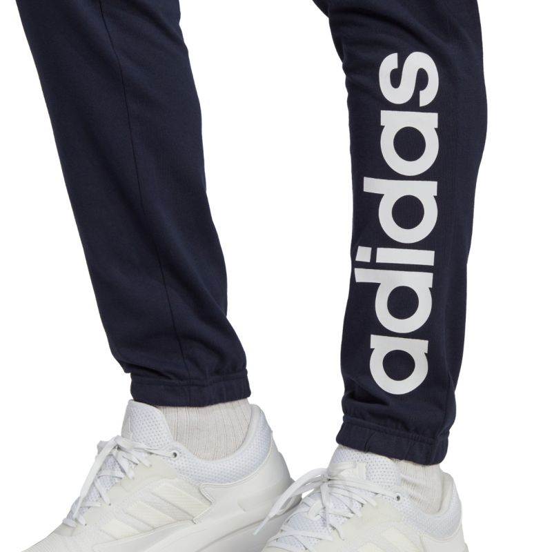 adidas Essentials Single Jersey Tapered Elasticized Cuff Logo M IC0056 pants Clothing/Training Adidas