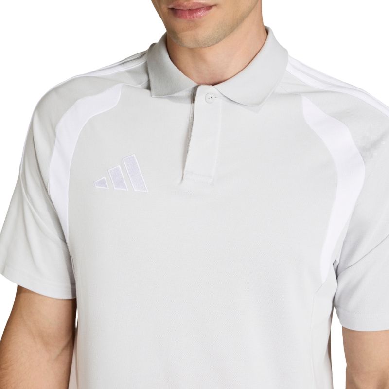Men's adidas Tiro 26 League Polo Shirt, Light Grey, KF3399