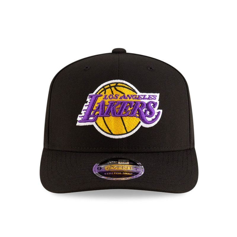 New Era 9SEVENTY Los Angeles Lakers NBA Team Black Stretch Snapback Cap - 60755450 Odzież/Czapki/Czapki z daszkiem Your Sports Performance