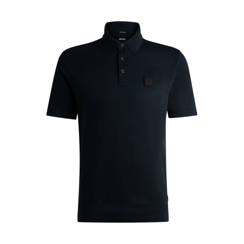 BOSS Parlay 143 BLU Men's Polo Shirt Classic Regular Fit Navy Blue (50515596-405) Boss
