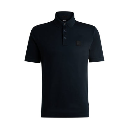 BOSS Parlay 143 BLU Men's Polo Shirt Classic Regular Fit Navy Blue (50515596-405) Boss
