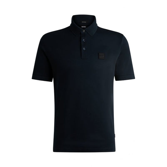BOSS Parlay 143 BLU Men's Polo Shirt Classic Regular Fit Navy Blue (50515596-405) Boss