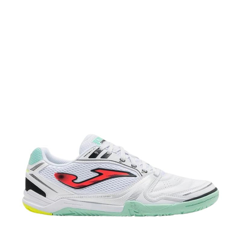 Joma Dribling Indoor 2632 white and turquoise DRIS2632IN football boots
