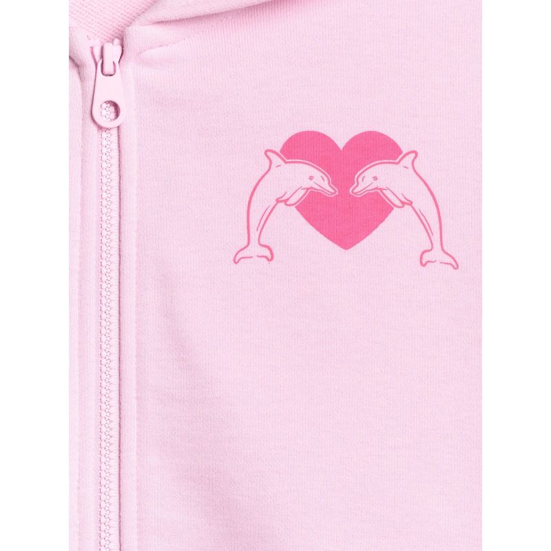 Girls' loose sweatshirt with hood 4F 4FJRSS26TSWSF2936-56S 4f