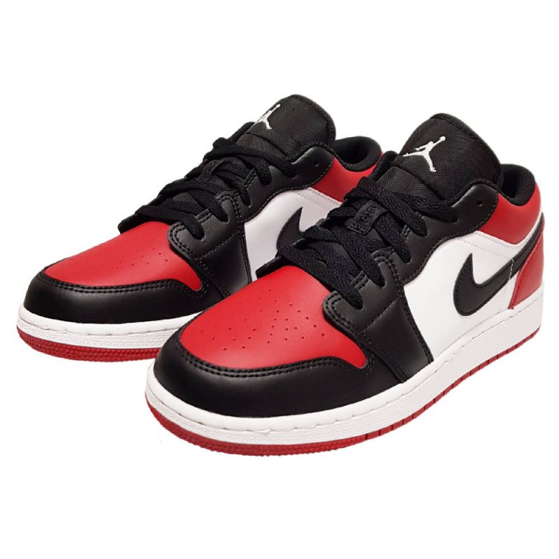 Air Jordan 1 Low GS Bred Toe shoes - 553560-612 Obuwie/Buty do koszykówki męskie/Air Jordan Your Sports Performance