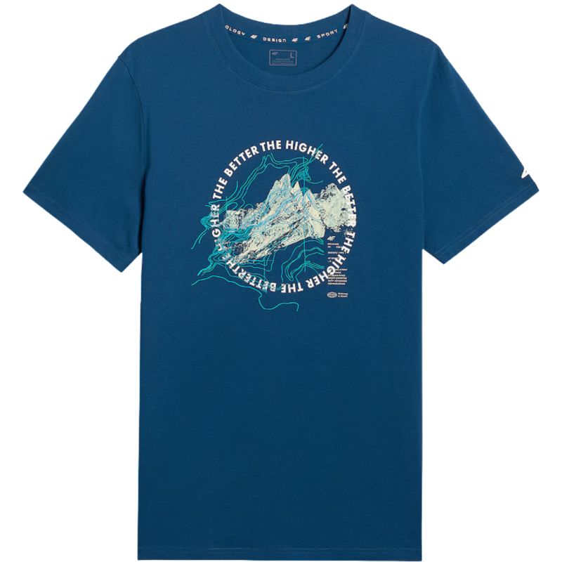 Men's T-shirt 4F M2822 sea green 4FWSS26TTSHM2822 46S