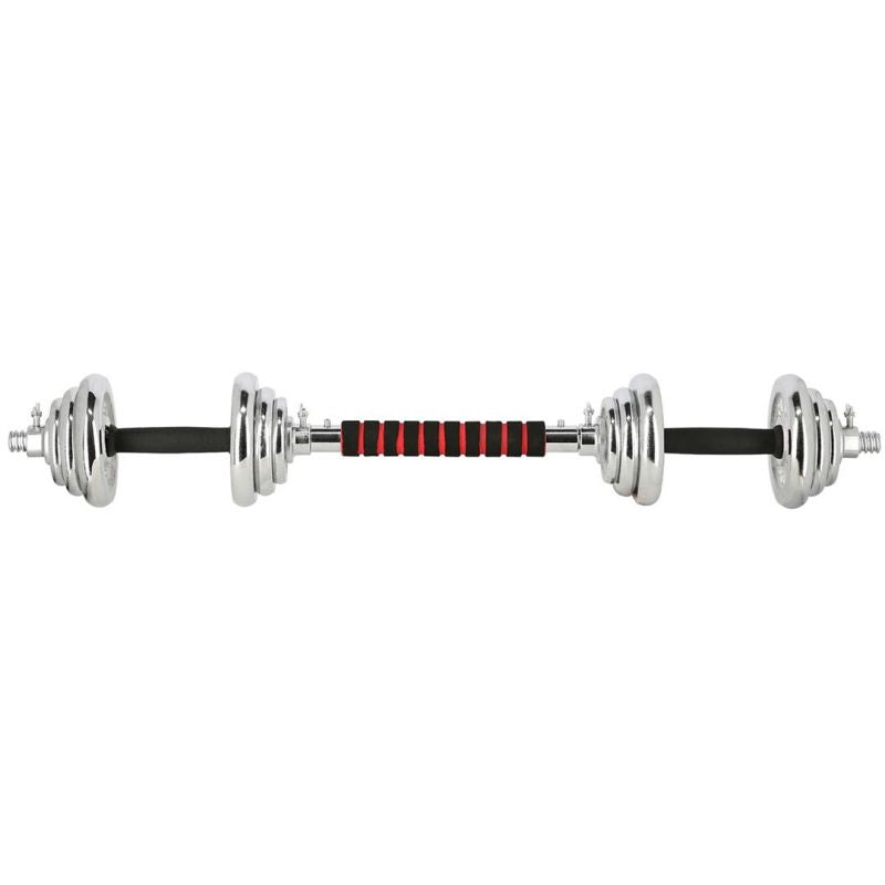 Dumbbells in a case HMS STC21 2 x 10 kg chrome In preparation Your Sports Performance