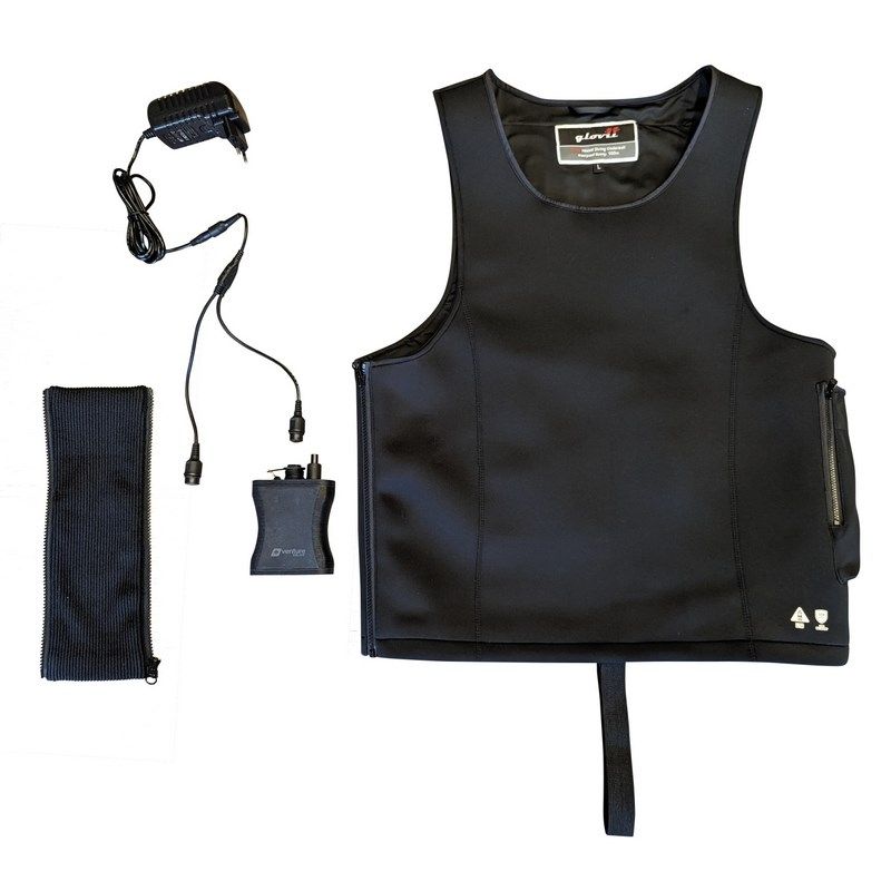 GLOVII WATERPROOF, HEATED SURFING VEST, COMPLETE WITH GMV1L BATTERY Clothing Your Sports Performance