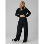 Women's wide-leg sweatpants 4F 4FRAW26TTROF2308-20S