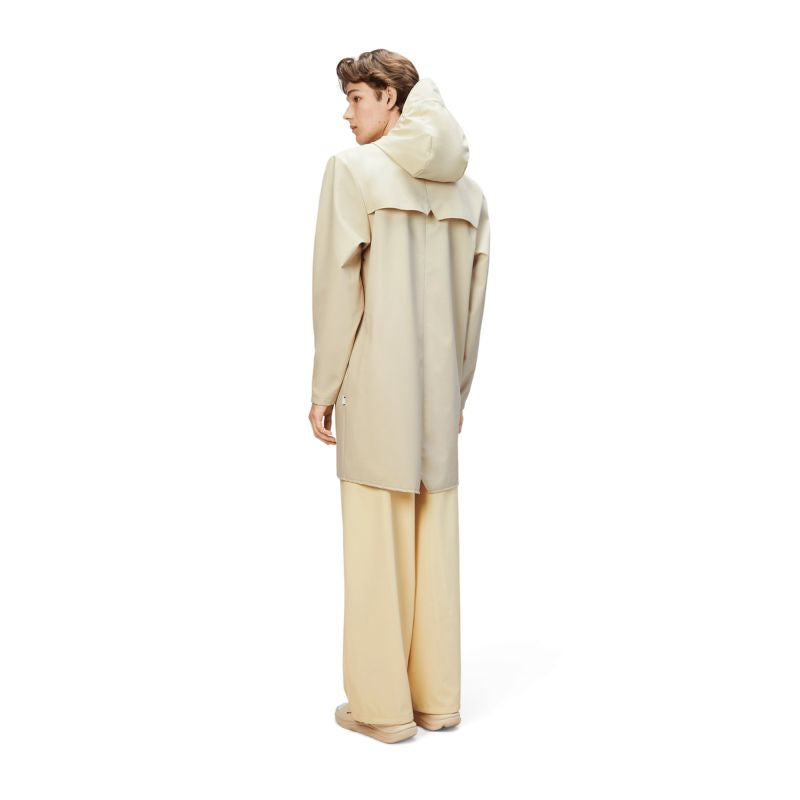 Rains long jacket unisex LONG JACKET W3 12020 26 DUNE Clothing Your Sports Performance