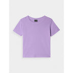 Girls' plain T-shirt 4F 4FJRSS24TTSHF2053-52S 4f