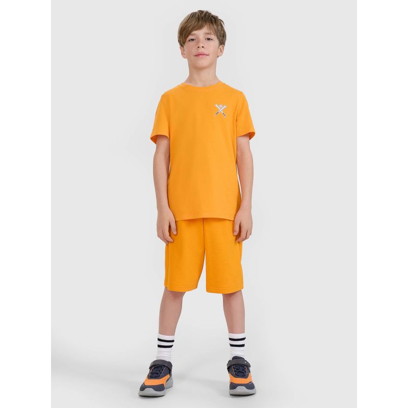 Boy's regular printed T-shirt 4F 4FJRSS25TTSHM2642-70S *Kategoria tymczasowa Your Sports Performance