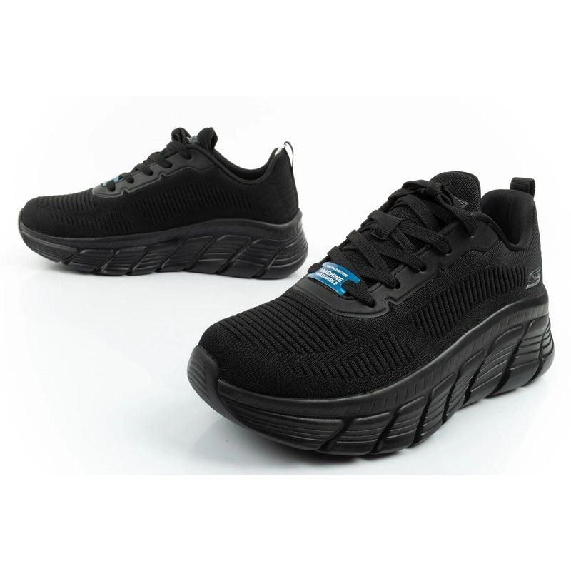 Skechers Bobs B Flex women's sneakers fashionable black Skechers