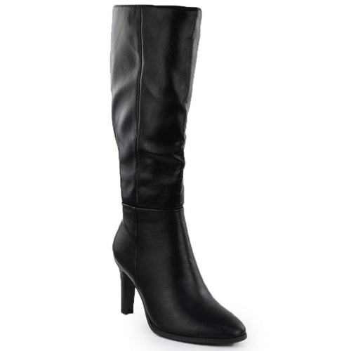Jezzi ASA271-2 women's black high heel boots Footwear Your Sports Performance