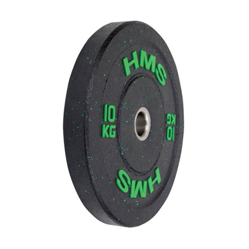 Olympic plate HMS BUMPER GREEN 10 kg HTBR10 Accessories/Training equipment Your Sports Performance