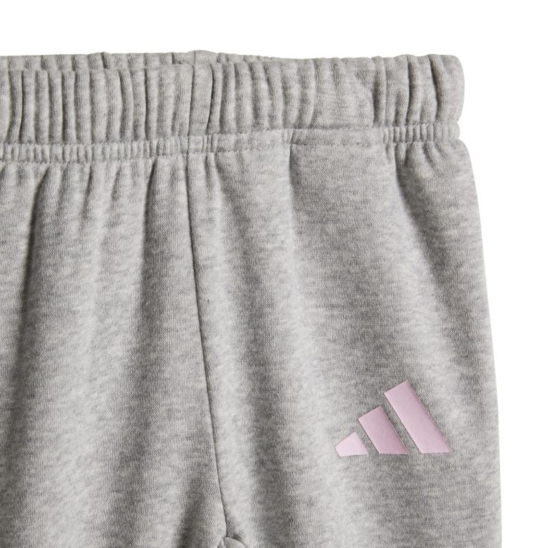 Adidas Essentials Pink and Gray Kids Tracksuit JY0303 Clothing Your Sports Performance