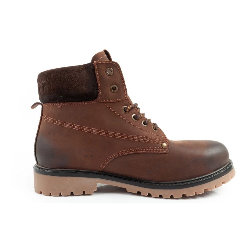 Wrangler Arch Fur men's boots, Chelsea boots, elegant, insulated, brown Wrangler