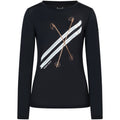 Women’s Long-Sleeve Shirt SUPER.NATURAL W Kryssede Ski LS Black